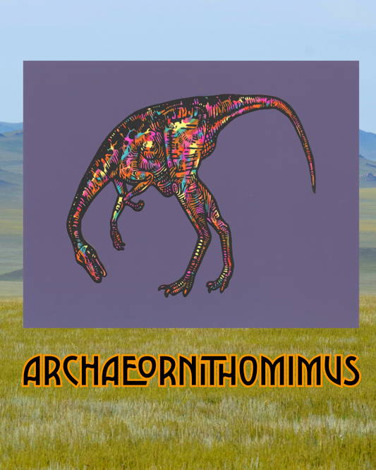 Archaeornithomimus Screen Print