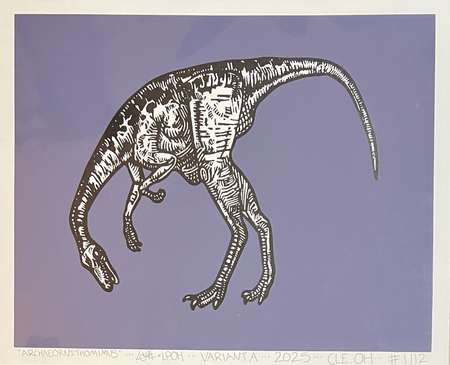 Archaeornithomimus Screen Print