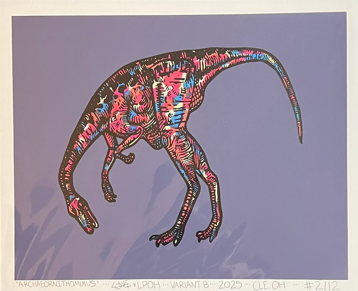Archaeornithomimus Screen Print