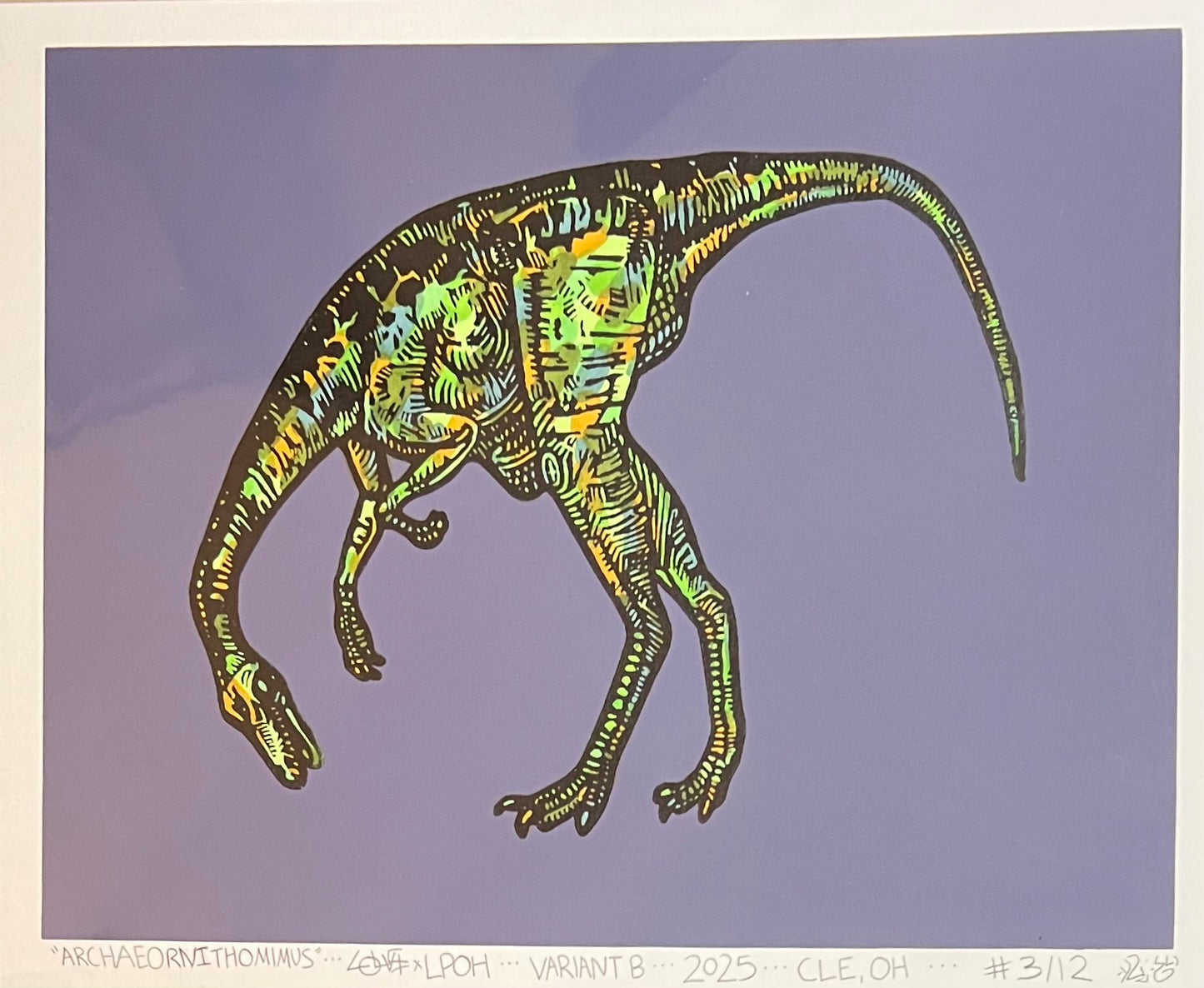 Archaeornithomimus Screen Print