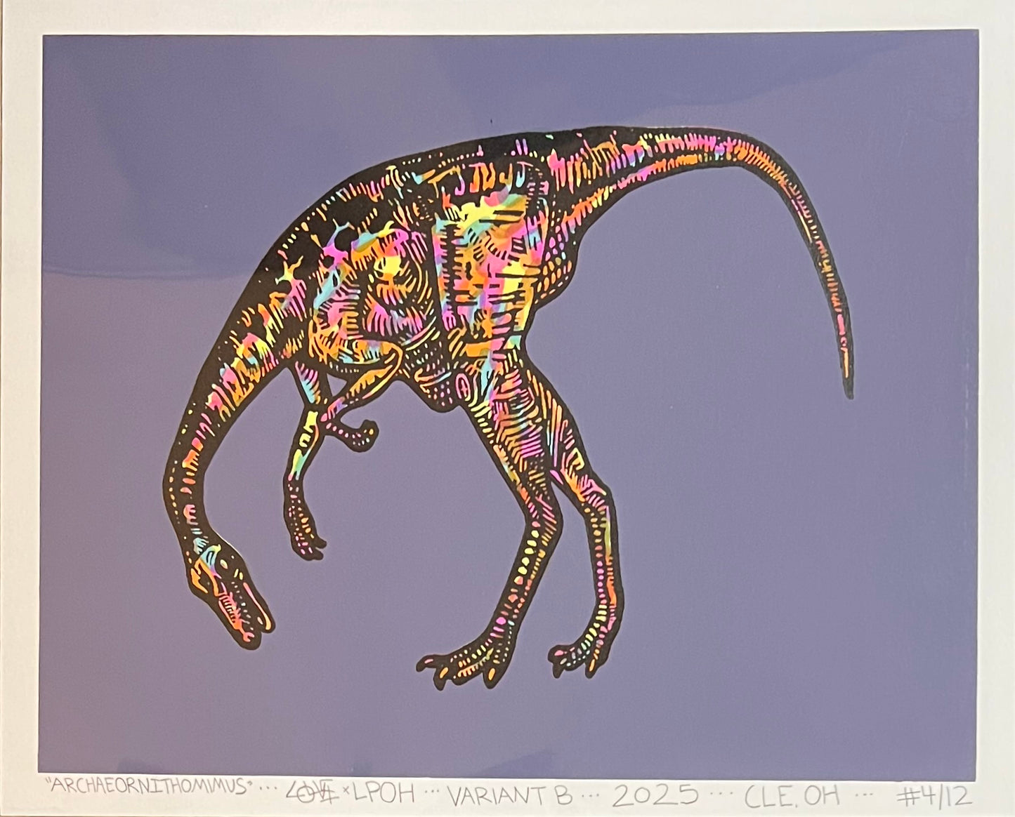 Archaeornithomimus Screen Print