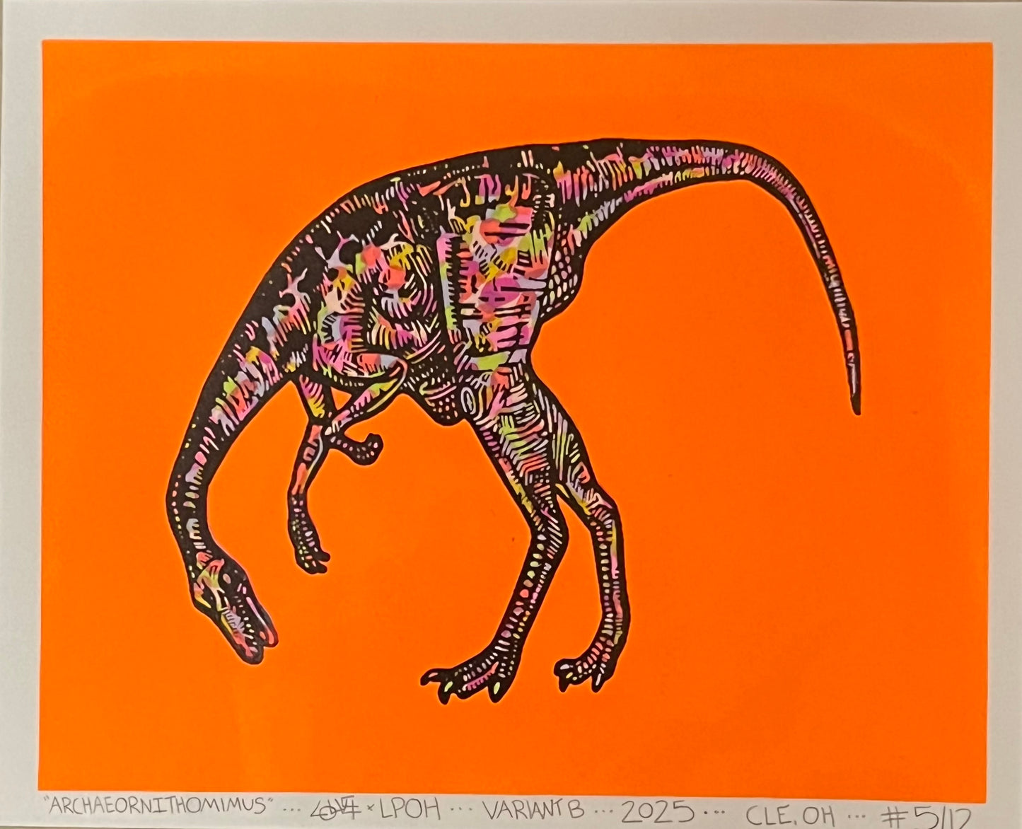 Archaeornithomimus Screen Print