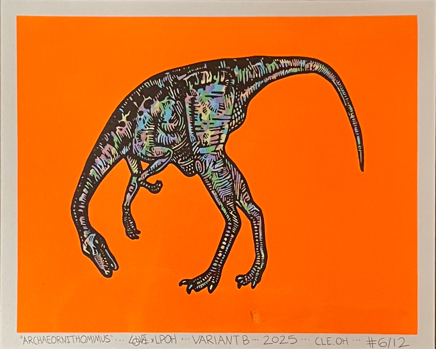 Archaeornithomimus Screen Print