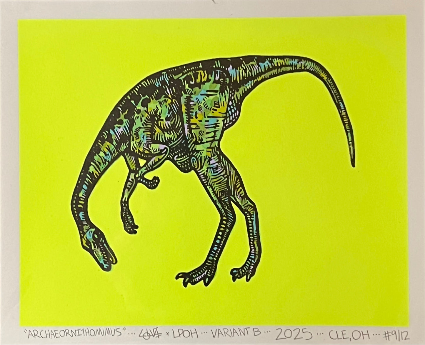 Archaeornithomimus Screen Print
