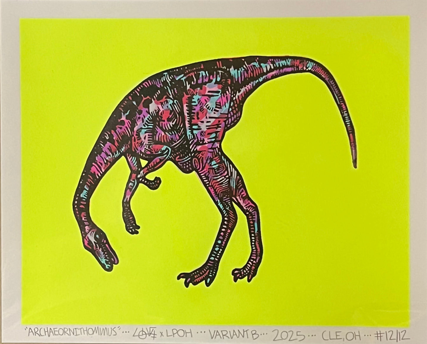 Archaeornithomimus Screen Print